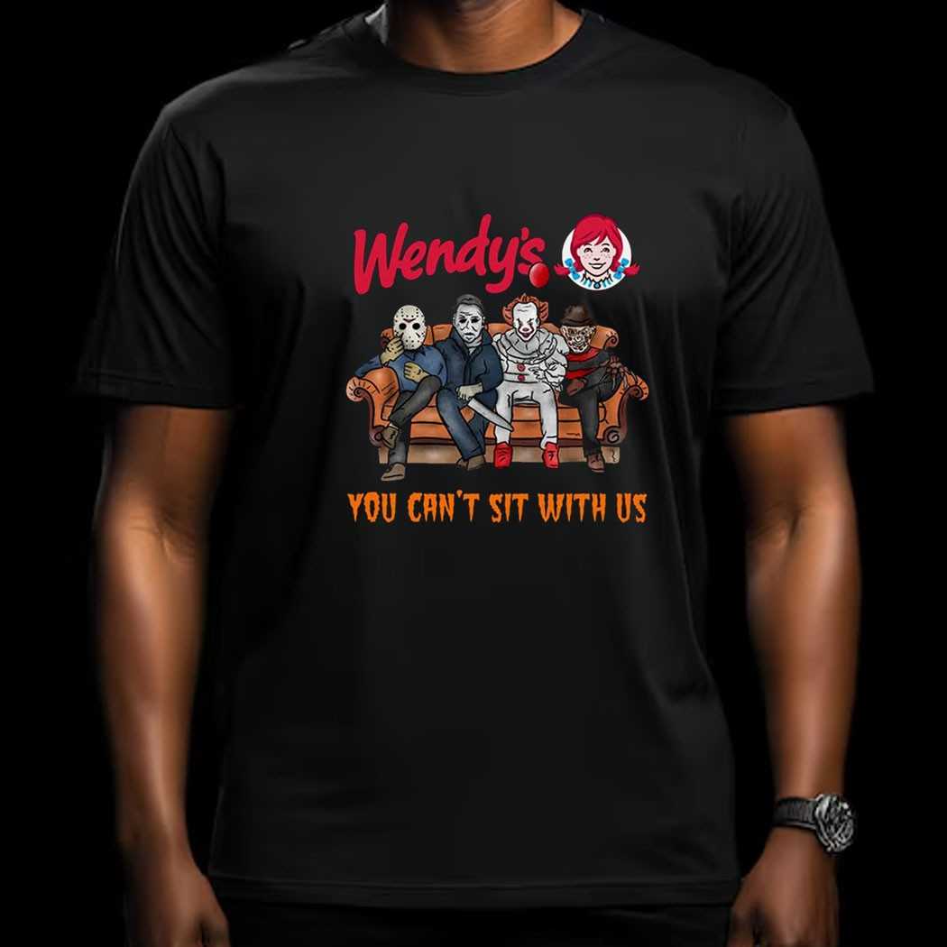 Wendy’s You Can’t Sit With Us Horror Halloween Shirt
