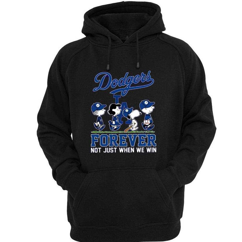 Dodgers Peanuts Gang Fan Forever T-shirt Dodgers Peanuts Gang Fan Forever T-shirt