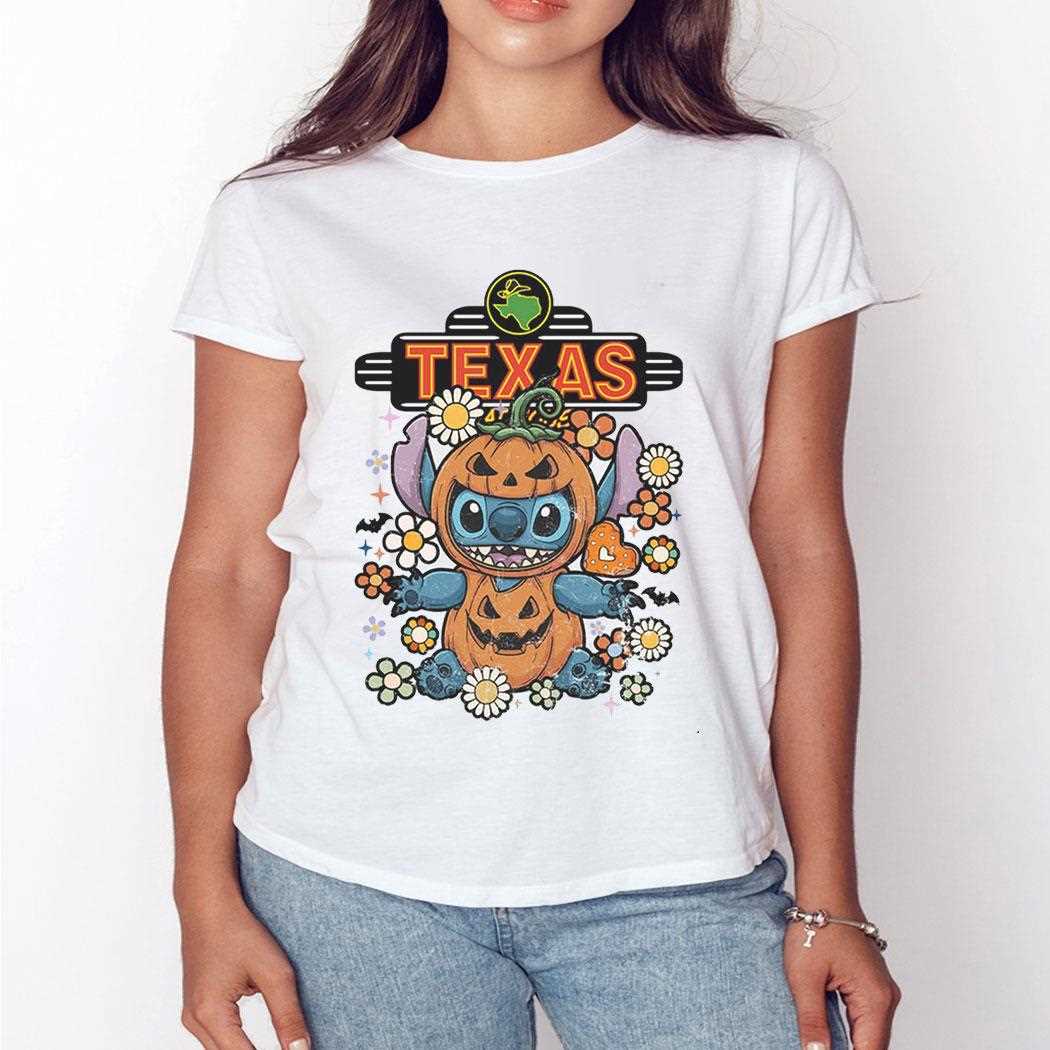 Texas Stitch Pumpkin Halloween Tee Texas Stitch Pumpkin Halloween Tee