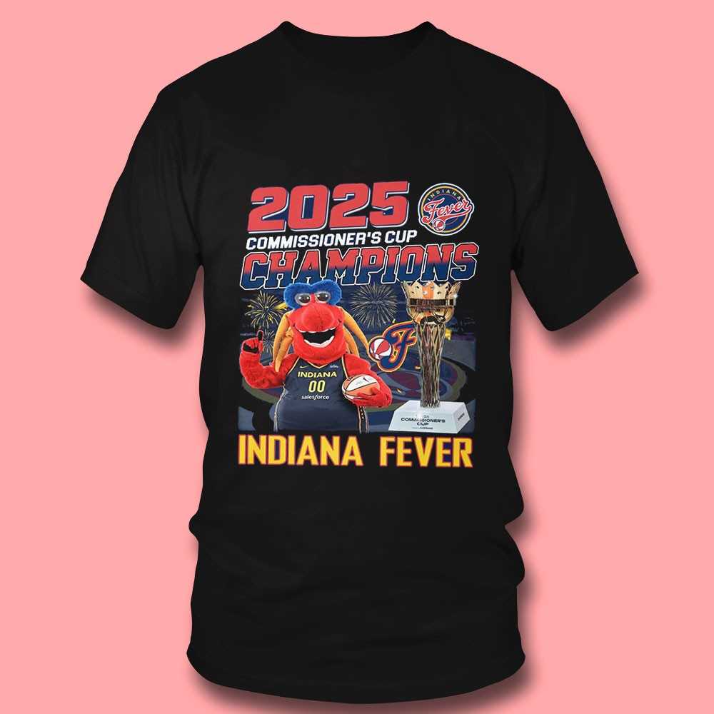 2025 Commissioner’s Cup Champions Indiana Fever Mascot Shirt