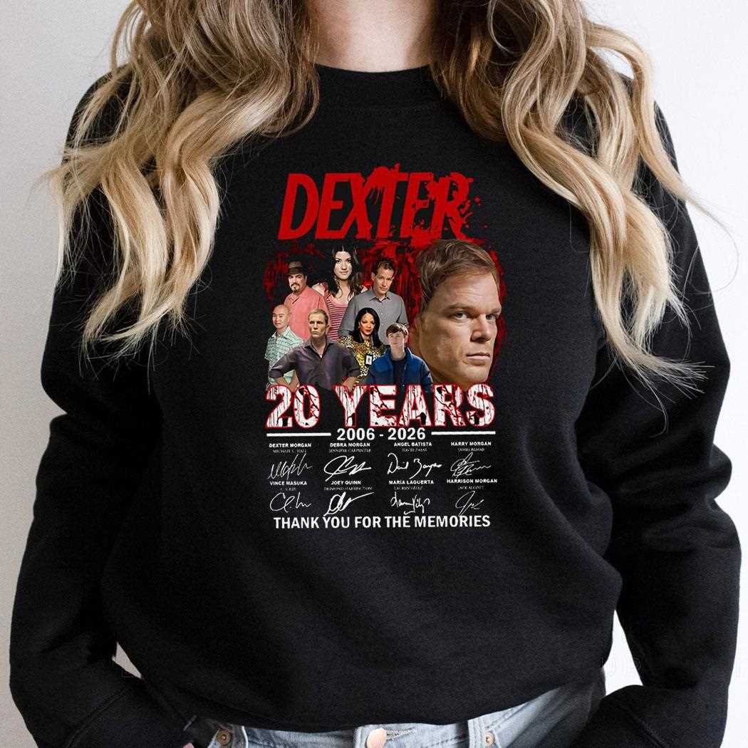 Dexter 20 Years 2006-2026 Commemorative Tee Dexter 20 Years 2006-2026 Commemorative Tee