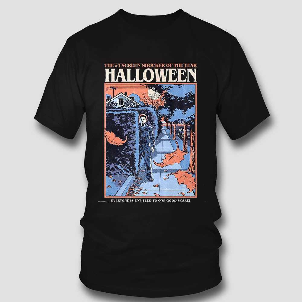 Halloween Michael Myers Screen Shocker Tee Halloween Michael Myers Screen Shocker Tee