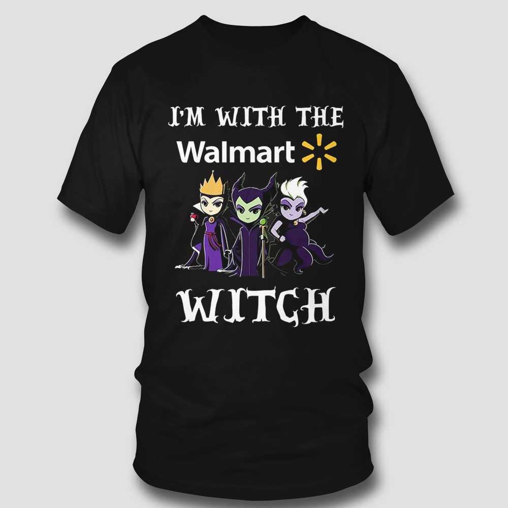 I’m With The Walmart Witch Villains Halloween Shirt I’m With The Walmart Witch Villains Halloween Shirt