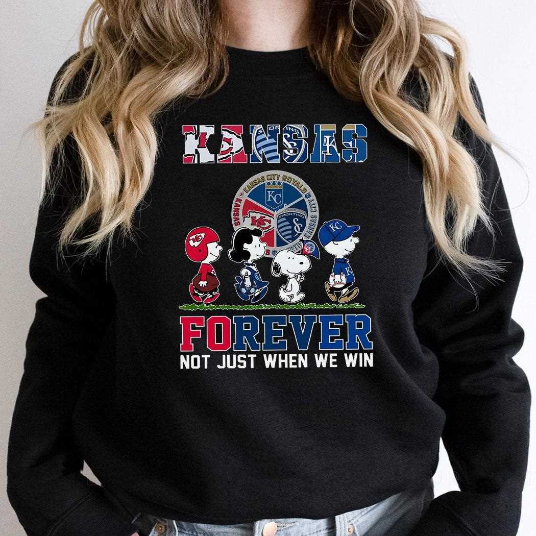 Kansas City Peanuts Gang Sports Fan Forever T-shirt Kansas City Peanuts Gang Sports Fan Forever T-shirt
