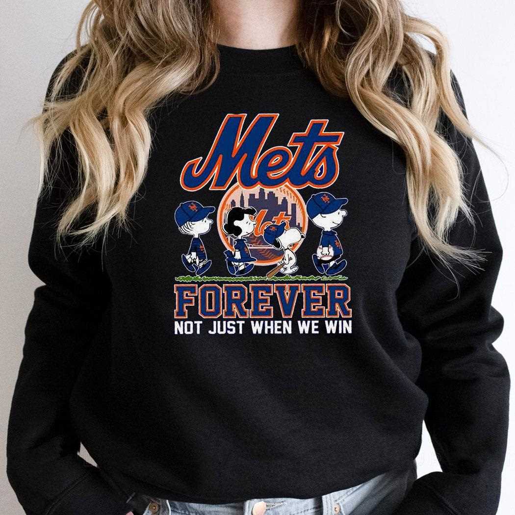 Mets Peanuts Gang Fan Forever T-shirt Mets Peanuts Gang Fan Forever T-shirt