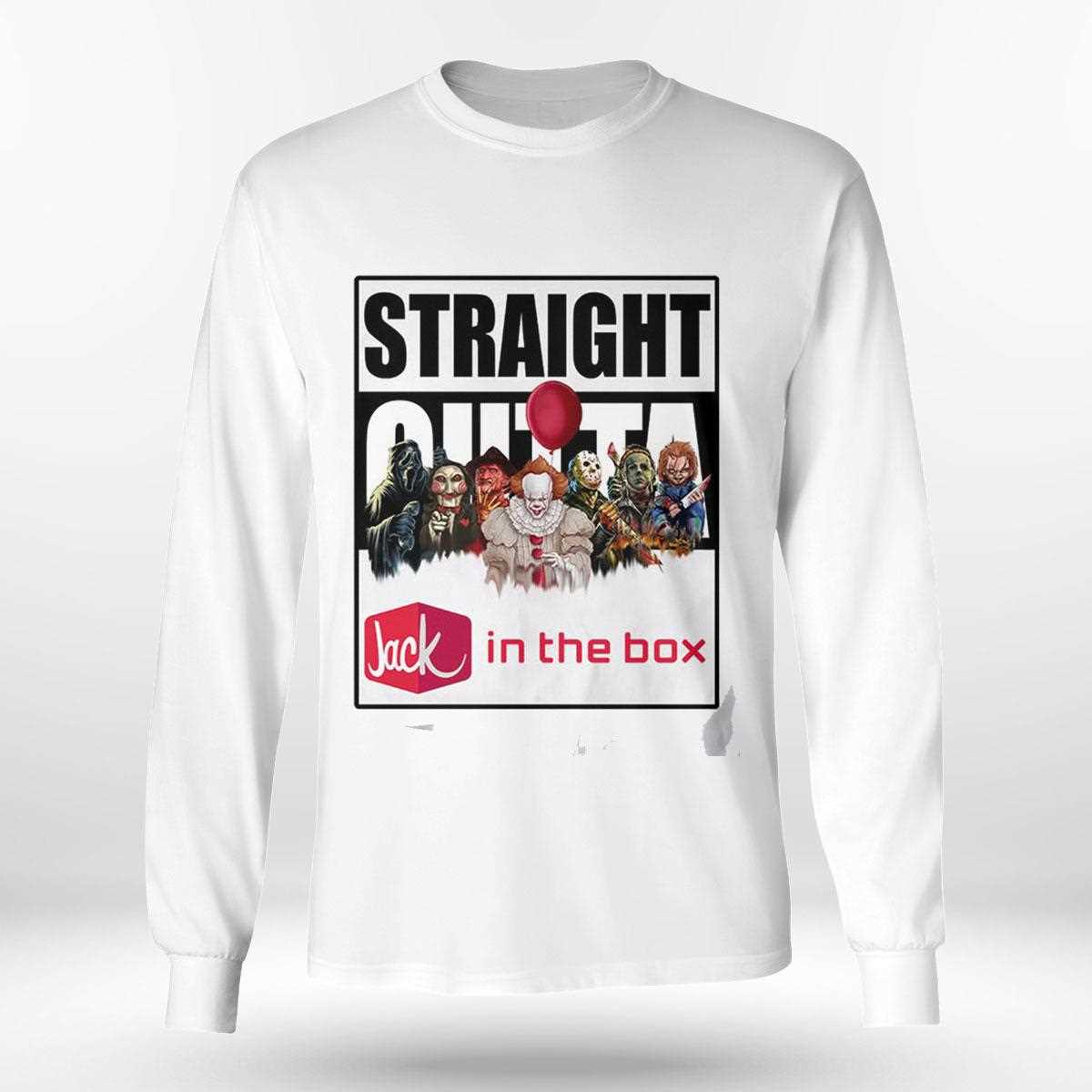 Straight Outta Jack In The Box Scary Friends Shirt Straight Outta Jack In The Box Scary Friends Shirt