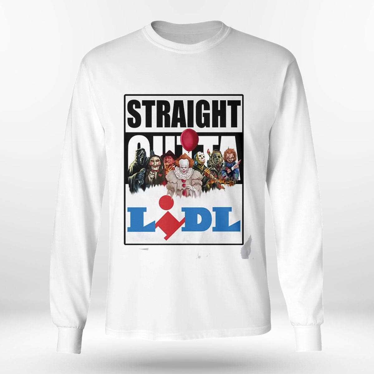 Straight Outta Lidl Groceries Horror Gang Tee Straight Outta Lidl Groceries Horror Gang Tee
