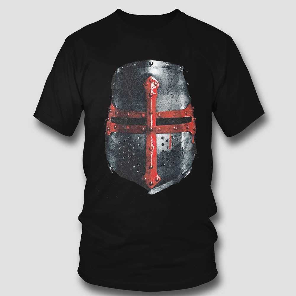 Templar Knight Helmet Tee Templar Knight Helmet Tee
