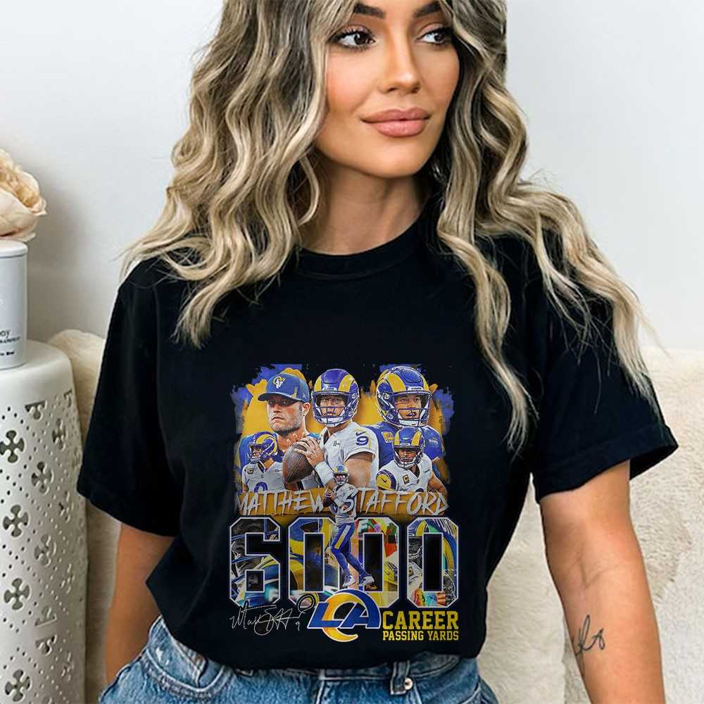 Matthew Stafford 50000 Career Passing Yards Shirt Matthew Stafford 50000 Career Passing Yards Shirt