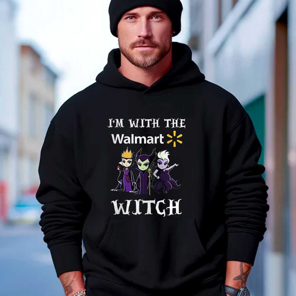 I’m With The Walmart Witch Villains Halloween Shirt I’m With The Walmart Witch Villains Halloween Shirt