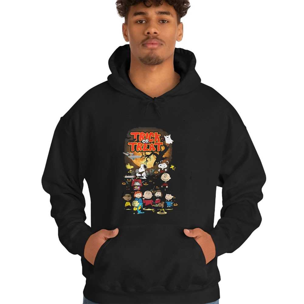 Peanuts Halloween Trick Or Treat T-shirt Peanuts Halloween Trick Or Treat T-shirt