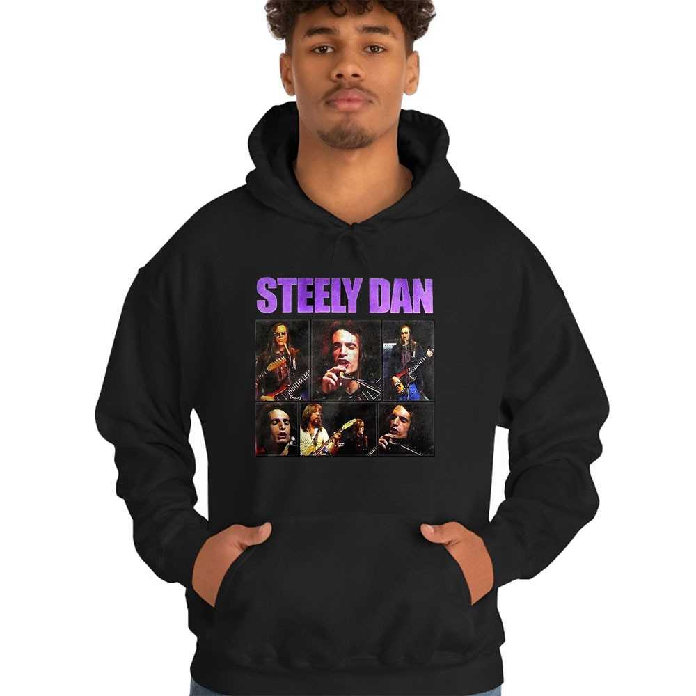 Steely Dan Classic Band Photo Collage Tee Steely Dan Classic Band Photo Collage Tee