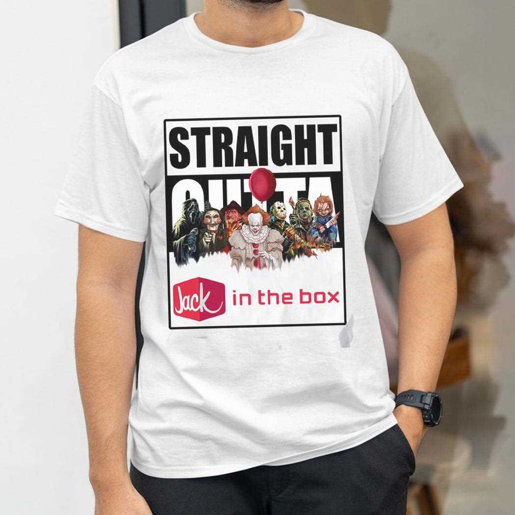 Straight Outta Jack In The Box Scary Friends Shirt Straight Outta Jack In The Box Scary Friends Shirt