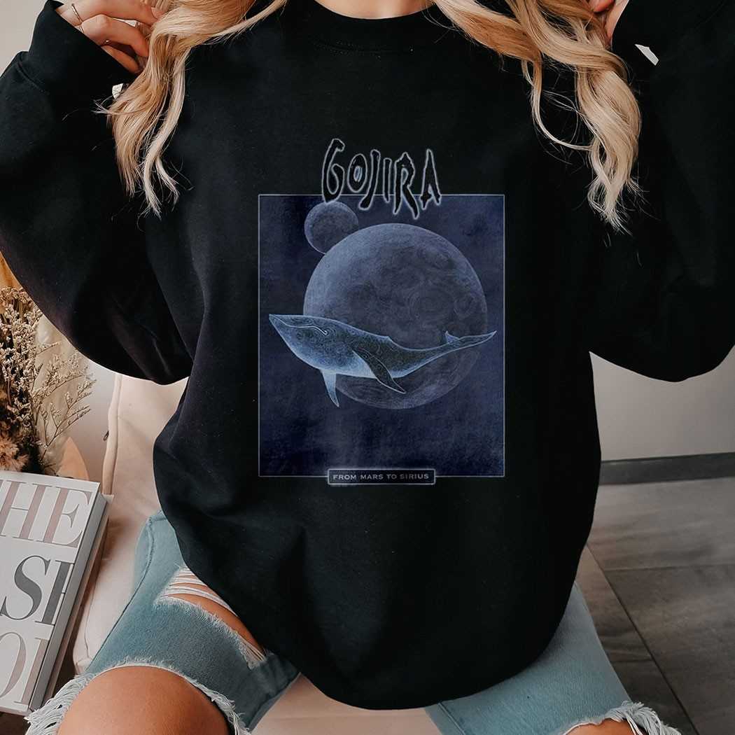 Gojira From Mars To Sirius Whale & Planets Tee Gojira From Mars To Sirius Whale & Planets Tee