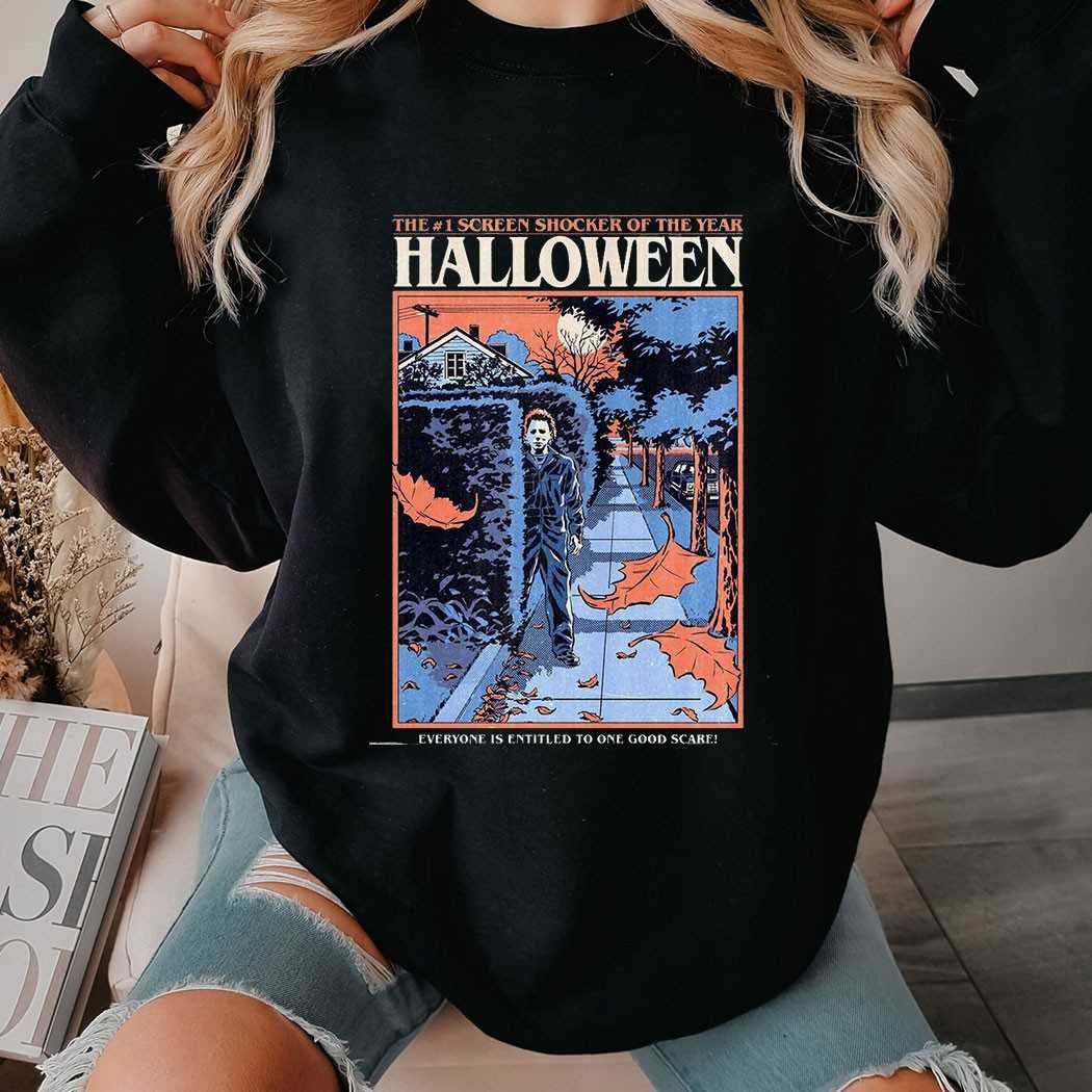 Halloween Michael Myers Screen Shocker Tee Halloween Michael Myers Screen Shocker Tee