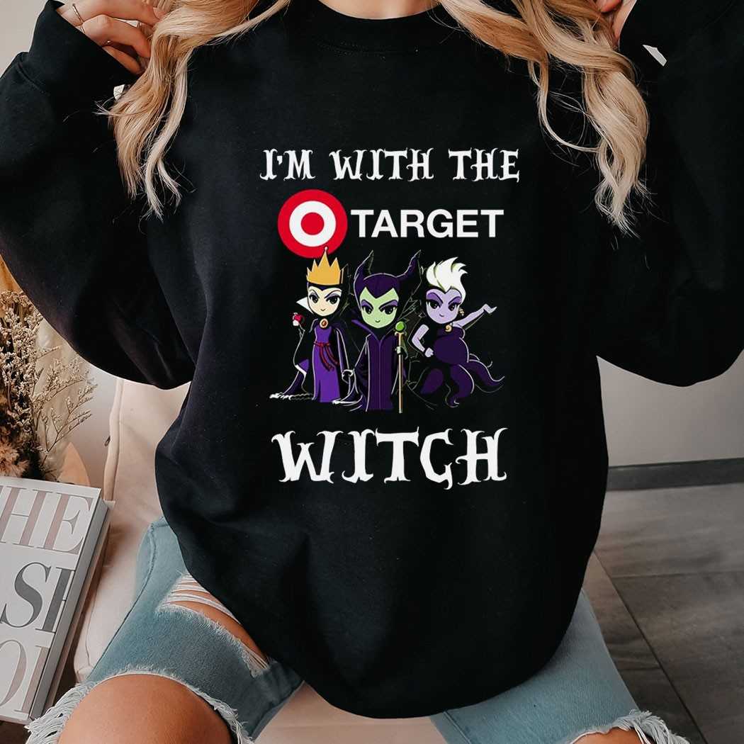 I’m With The Target Witch Villains Halloween Shirt I’m With The Target Witch Villains Halloween Shirt