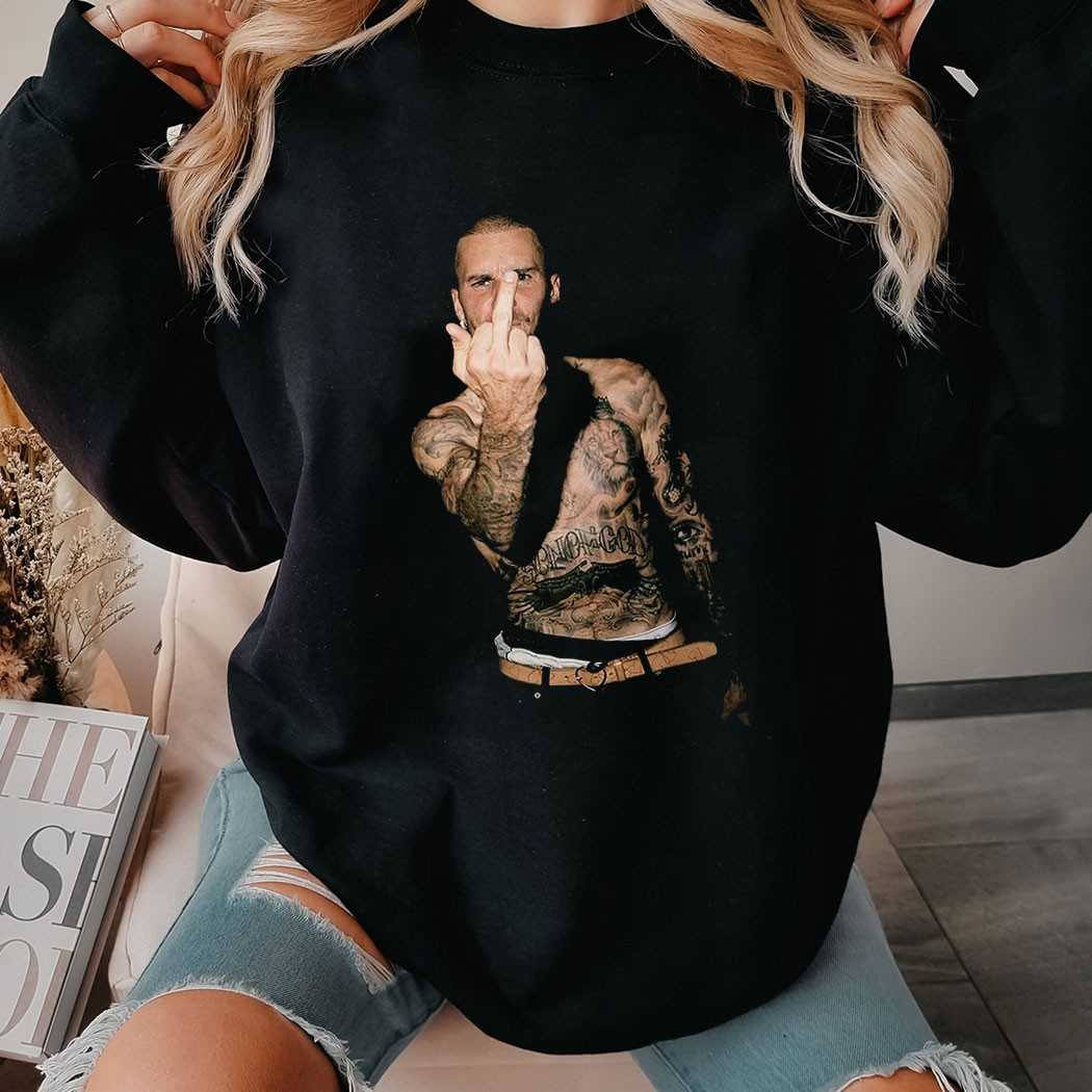 Justin Bieber – Defiant Pose Tattoo Tee Justin Bieber – Defiant Pose Tattoo Tee