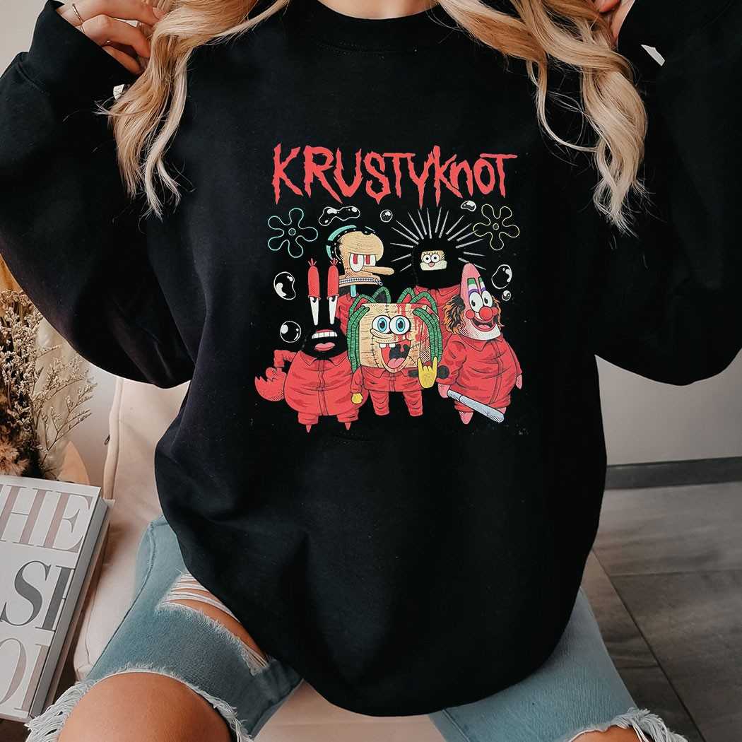 Krusty Knot Spongebob Gang Tee Krusty Knot Spongebob Gang Tee