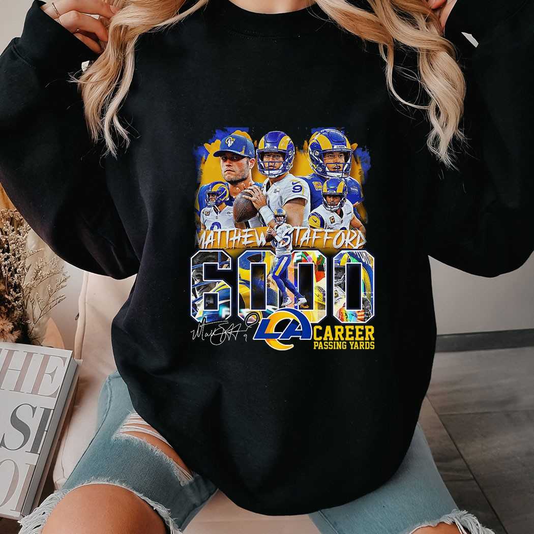 Matthew Stafford 50000 Career Passing Yards Shirt Matthew Stafford 50000 Career Passing Yards Shirt
