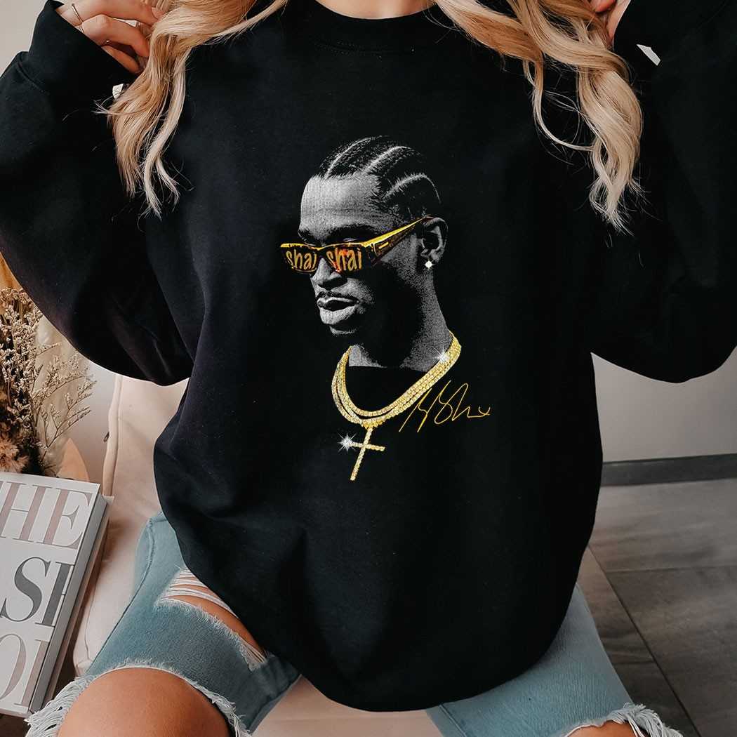 Shai Gilgeous-alexander Drip Tee Shai Gilgeous-alexander Drip Tee