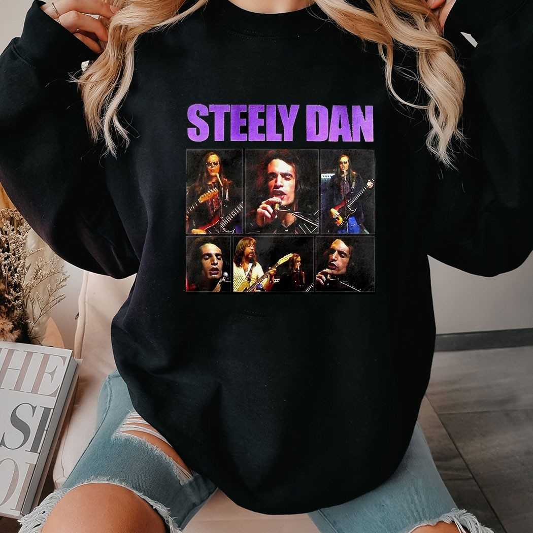 Steely Dan Classic Band Photo Collage Tee Steely Dan Classic Band Photo Collage Tee