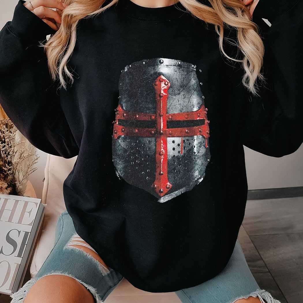 Templar Knight Helmet Tee Templar Knight Helmet Tee