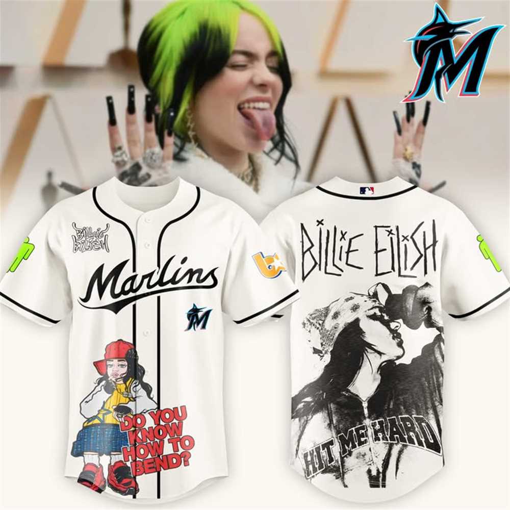 Billie Eilish Astros Do You Know How To Bend Baseball Jersey