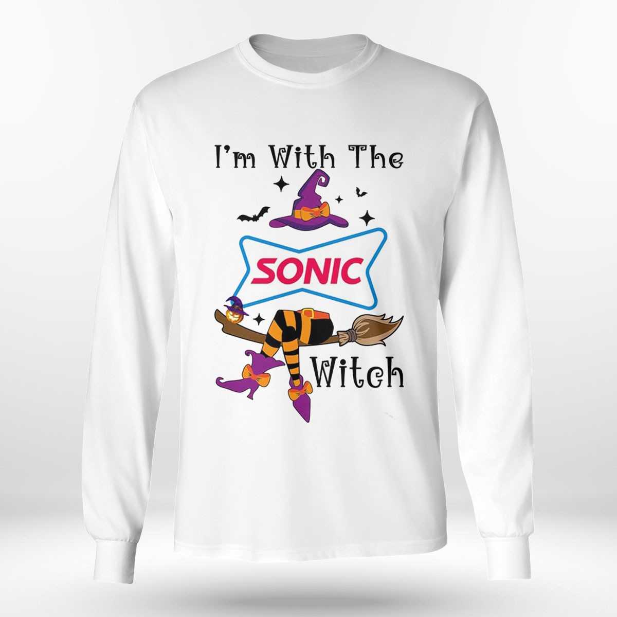 I’m With The Sonic Witch Halloween Shirt I’m With The Sonic Witch Halloween Shirt