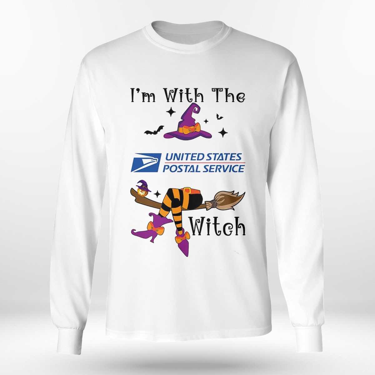 I’m With The United States Postal Service Witch Halloween Shirt I’m With The United States Postal Service Witch Halloween Shirt
