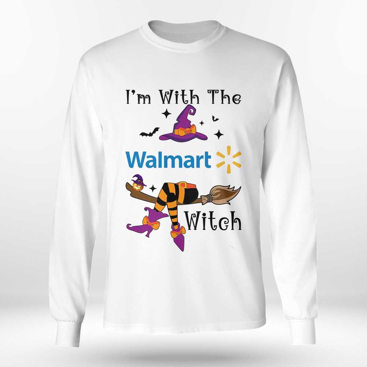 I’m With The Walmart Witch Halloween Shirt I’m With The Walmart Witch Halloween Shirt