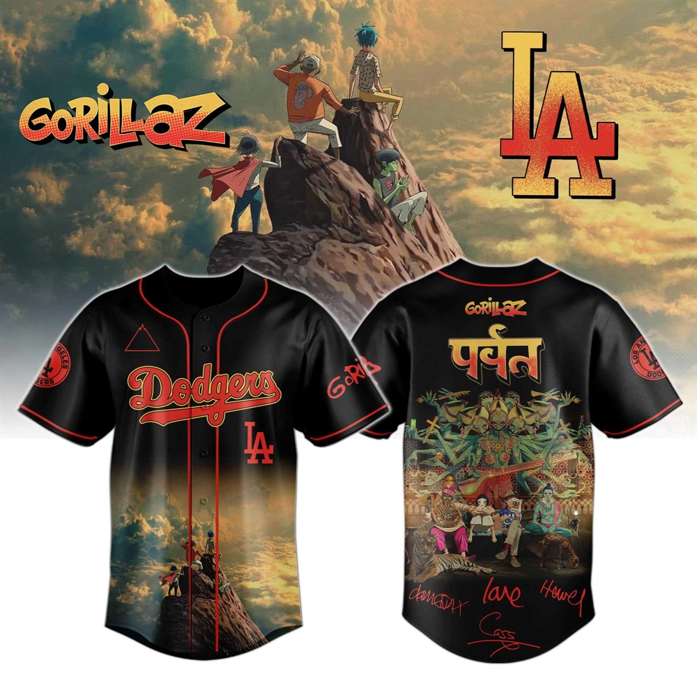 Los Angeles Dodgers X Urban Gorillaz Limited Edition Jersey