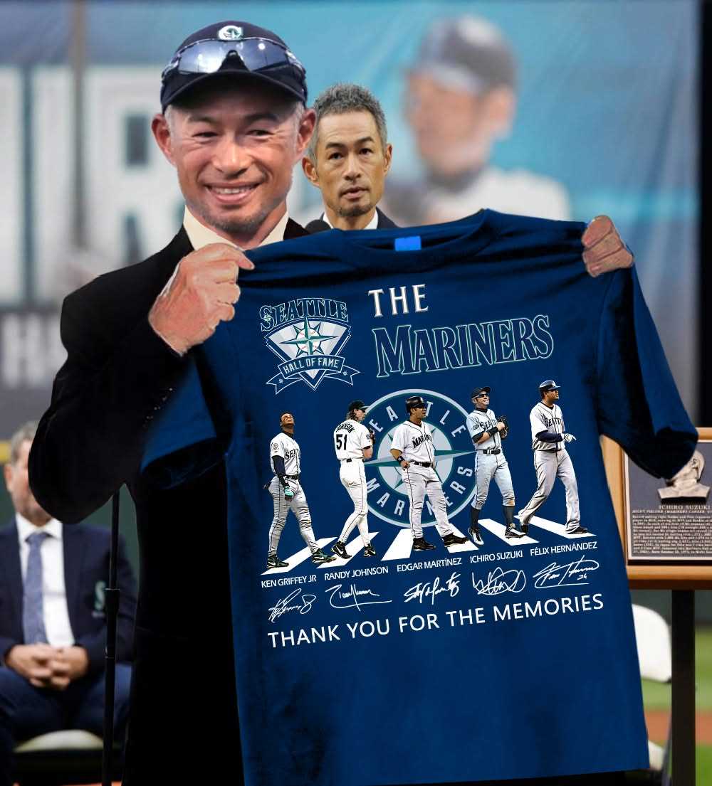 Mariners Hall Of Fame Legends Abbey Road Walk Shirt Mariners Hall Of Fame Legends Abbey Road Walk Shirt