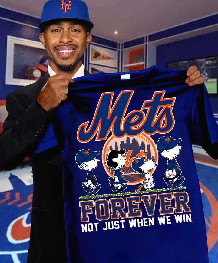Mets Peanuts Gang Fan Forever T-shirt Mets Peanuts Gang Fan Forever T-shirt