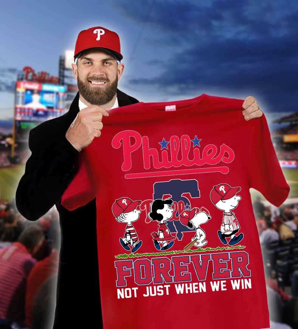 Phillies Peanuts Gang Forever T-shirt Phillies Peanuts Gang Forever T-shirt