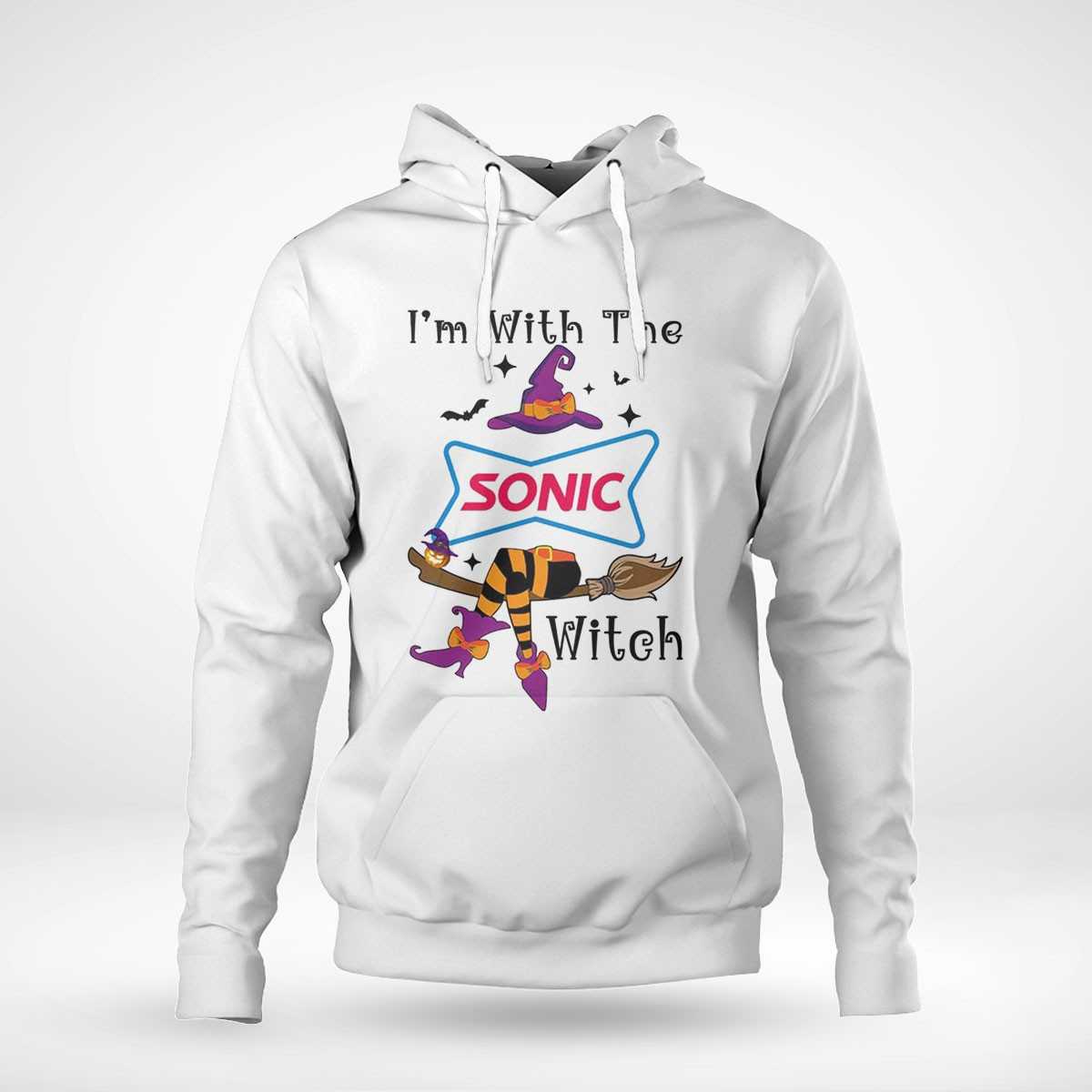 I’m With The Sonic Witch Halloween Shirt I’m With The Sonic Witch Halloween Shirt