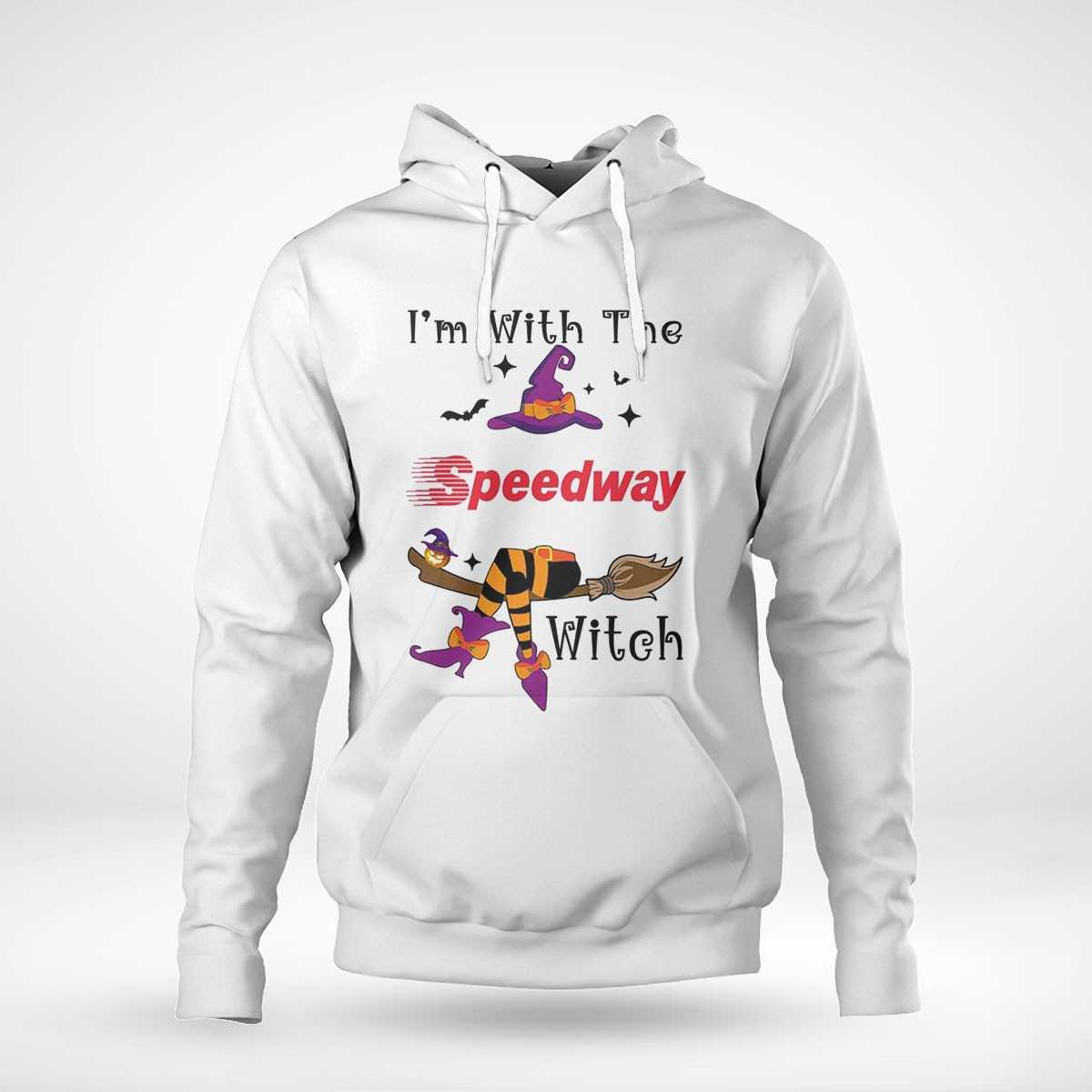 I’m With The Speedway Witch Halloween Shirt I’m With The Speedway Witch Halloween Shirt