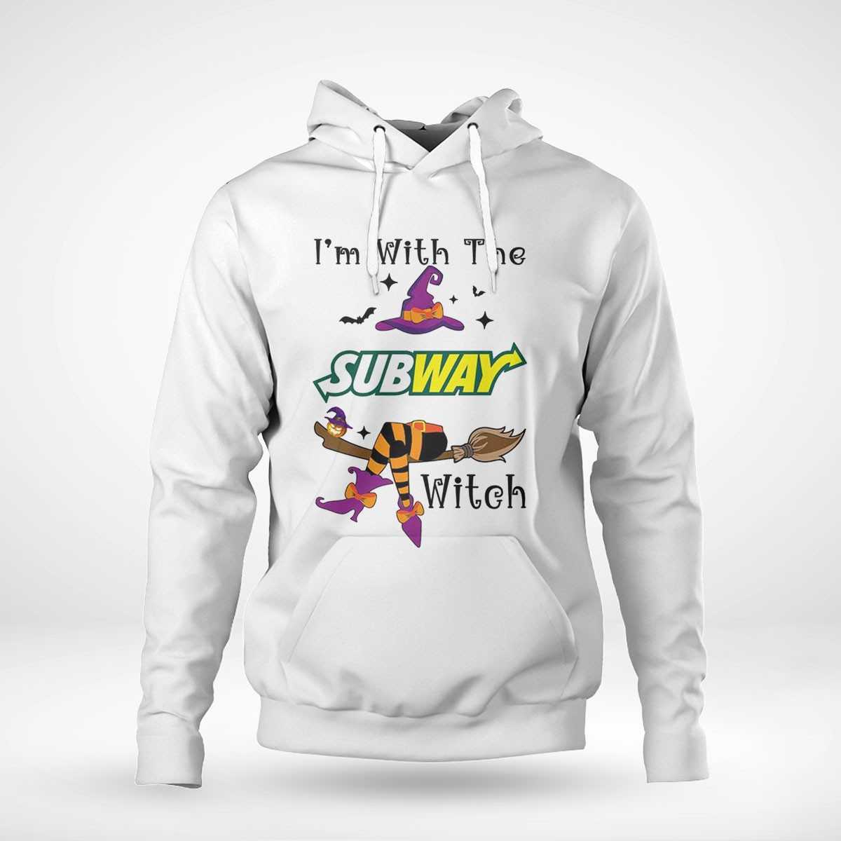 I’m With The Subway Witch Halloween Shirt I’m With The Subway Witch Halloween Shirt