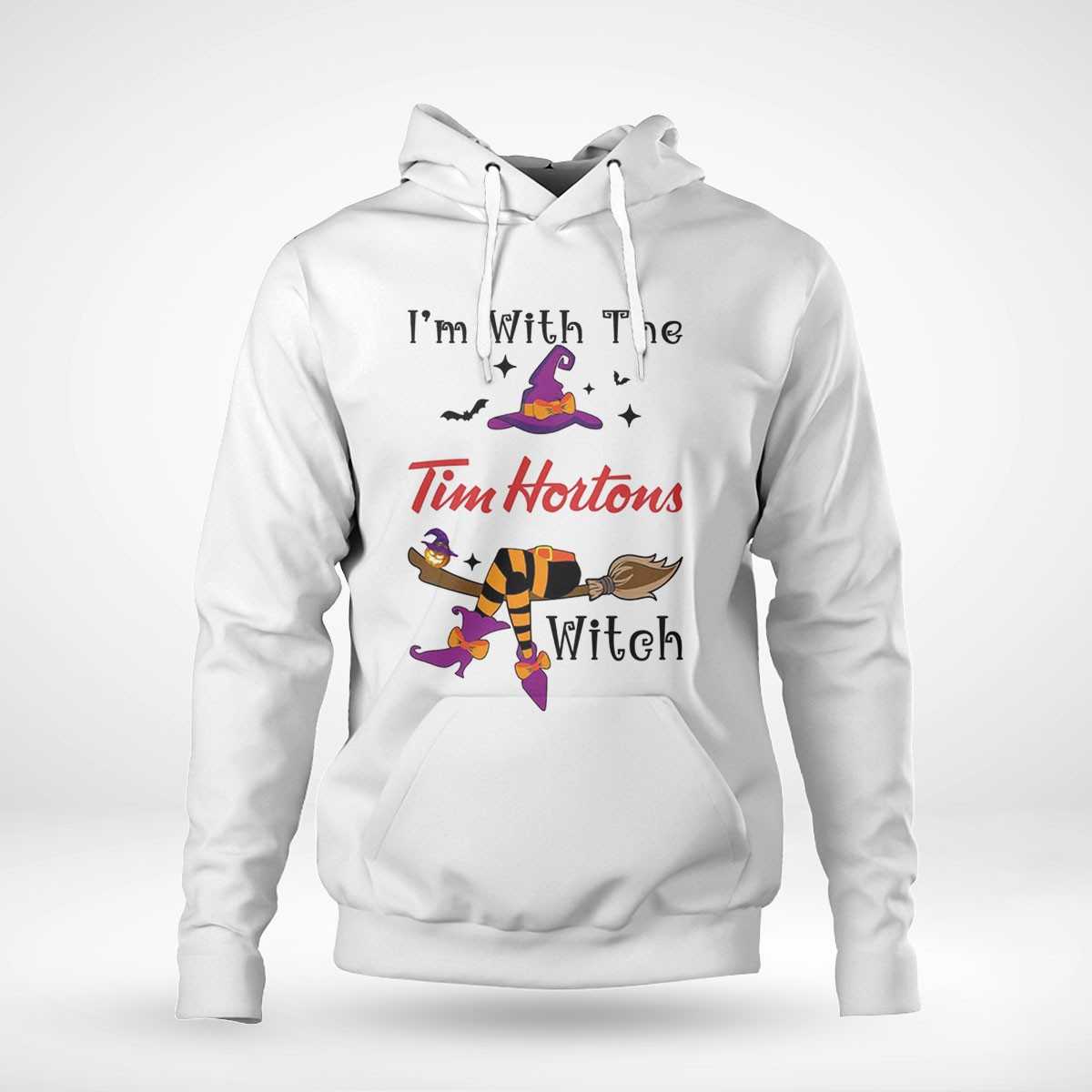I’m With The Tim Hortons Witch Halloween Shirt I’m With The Tim Hortons Witch Halloween Shirt