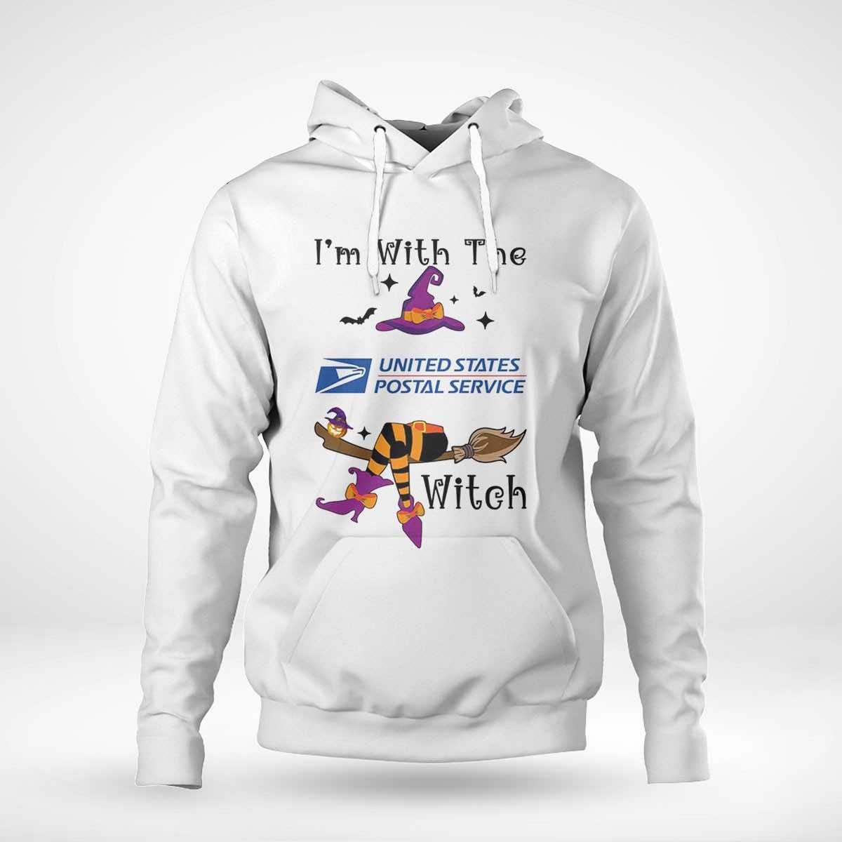 I’m With The United States Postal Service Witch Halloween Shirt I’m With The United States Postal Service Witch Halloween Shirt