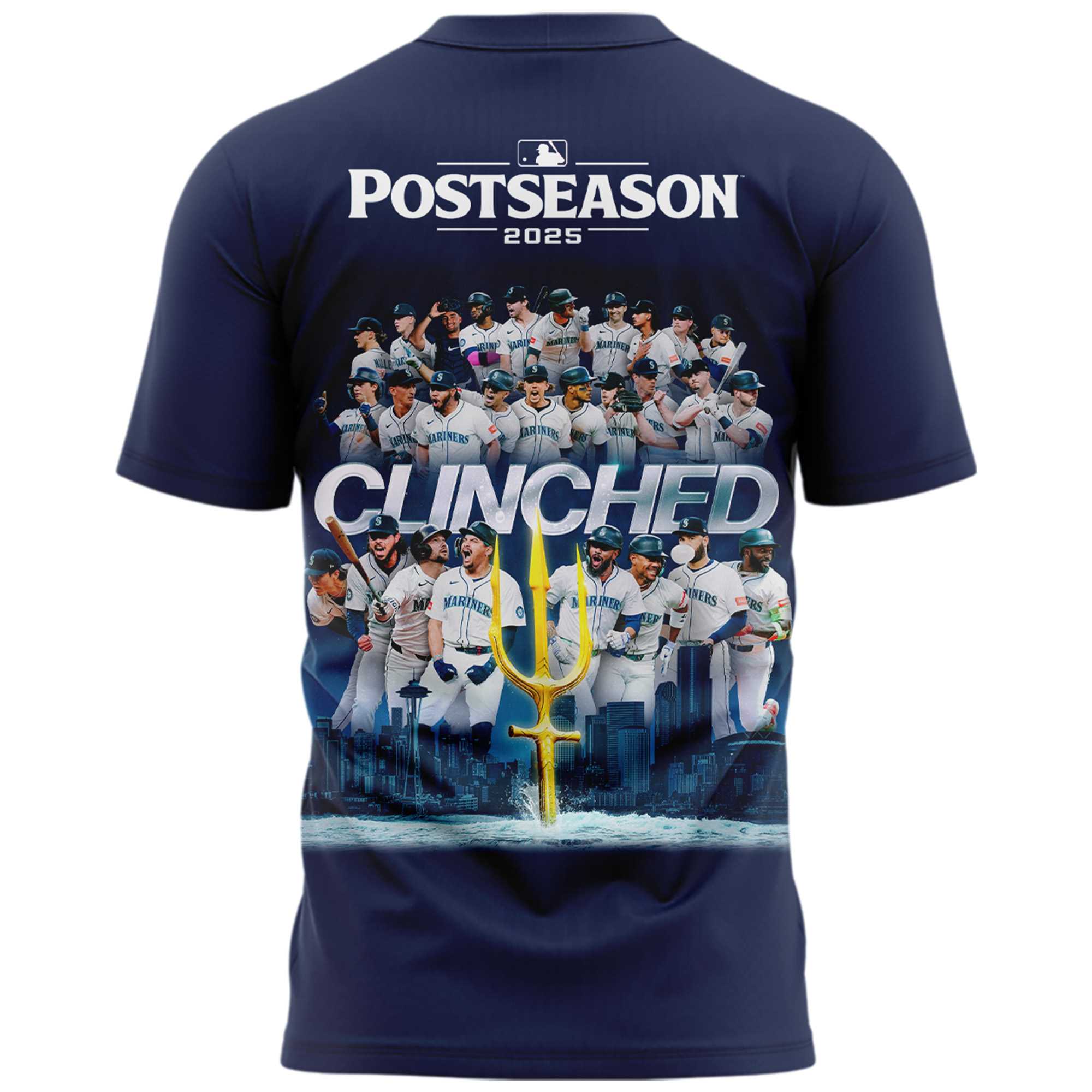 Seattle Mariners October Clinched Tee 2025 Seattle Mariners October Clinched Tee 2025