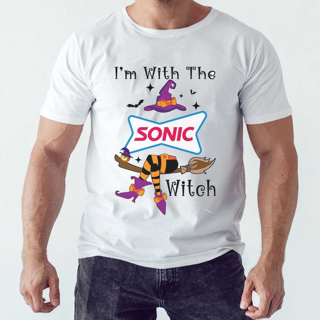 I’m With The Sonic Witch Halloween Shirt I’m With The Sonic Witch Halloween Shirt