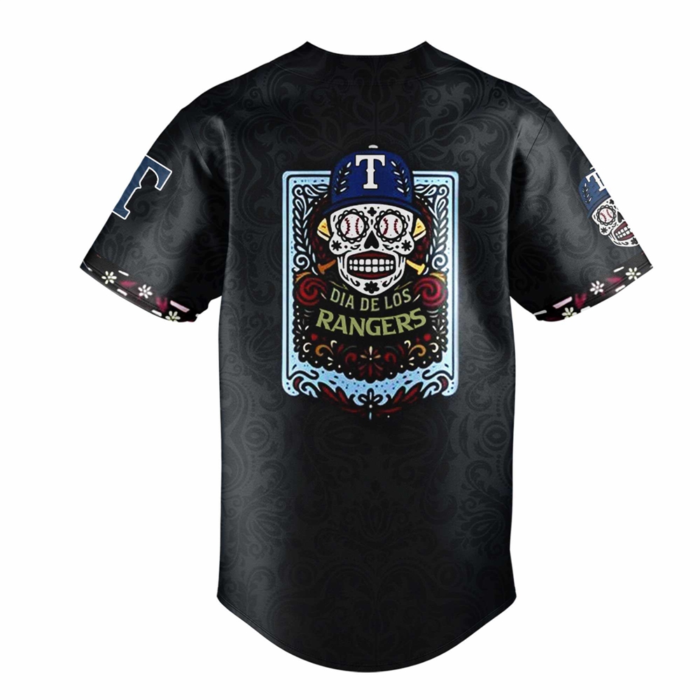Texas Rangers Dia De Los Muertos Jersey Texas Rangers Dia De Los Muertos Jersey