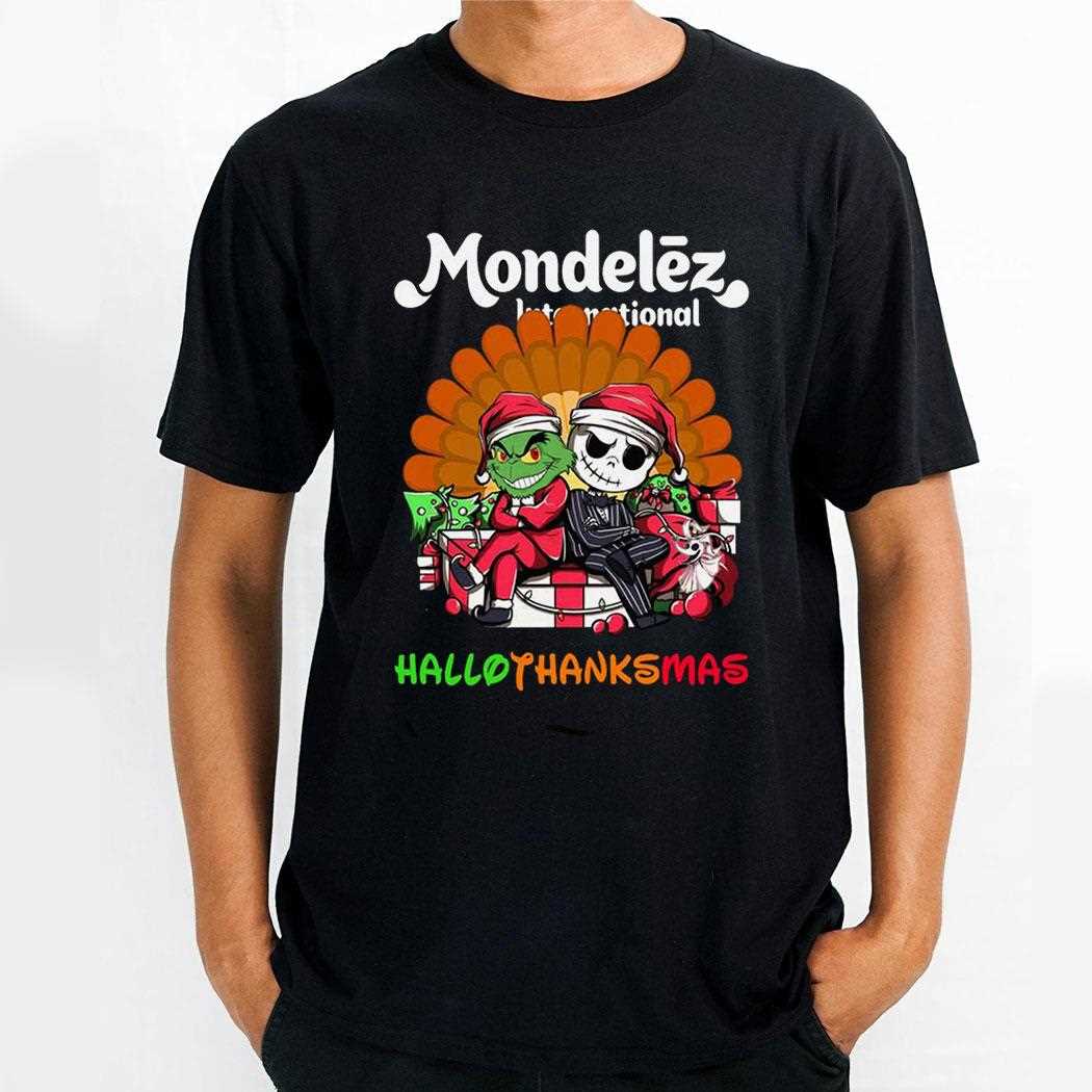 Mcdonald’s Grinch And Jack Skellington Hallothanksmas Tee