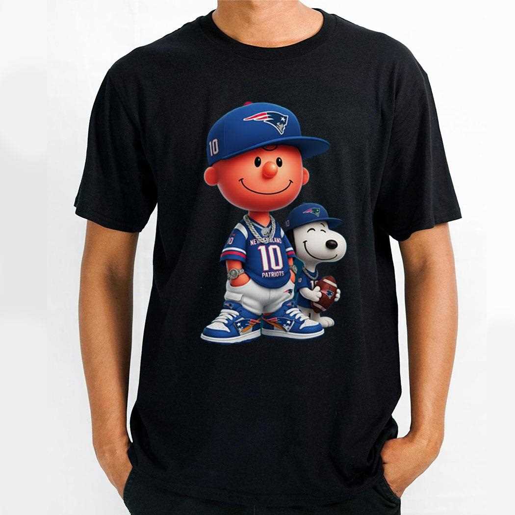 New England Patriots Charlie Brown And Snoopy Shirt