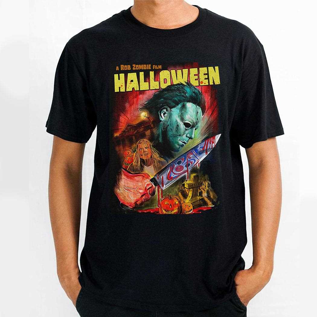 Michael Myers Silhouette Evil Has A Destiny Rob Zombie’s Halloween Tee