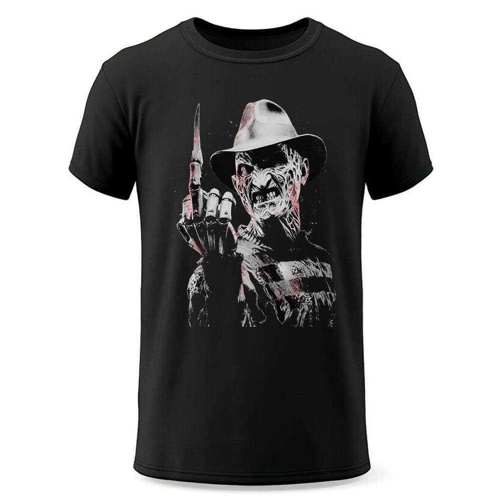 Freddy Krueger Middle Finger T-shirt Freddy Krueger Middle Finger T-shirt