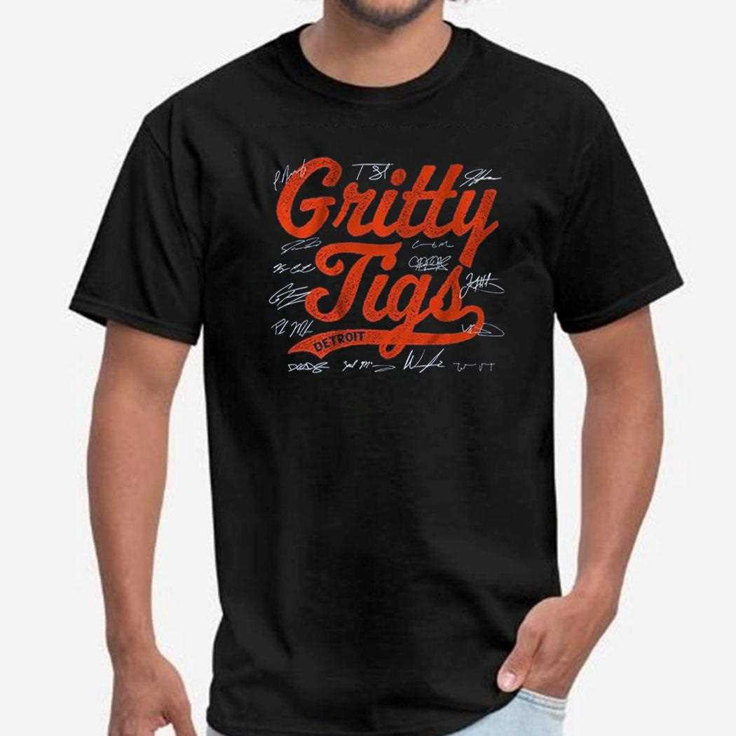 Gritty Tigs Detroit Detroit Tigers Gritty Fan T-shirt Gritty Tigs Detroit Detroit Tigers Gritty Fan T-shirt