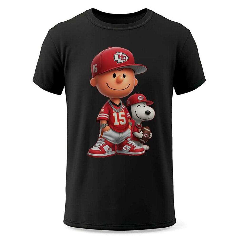 Kansas City Chiefs Charlie Brown And Snoopy Shirt Kansas City Chiefs Charlie Brown And Snoopy Shirt