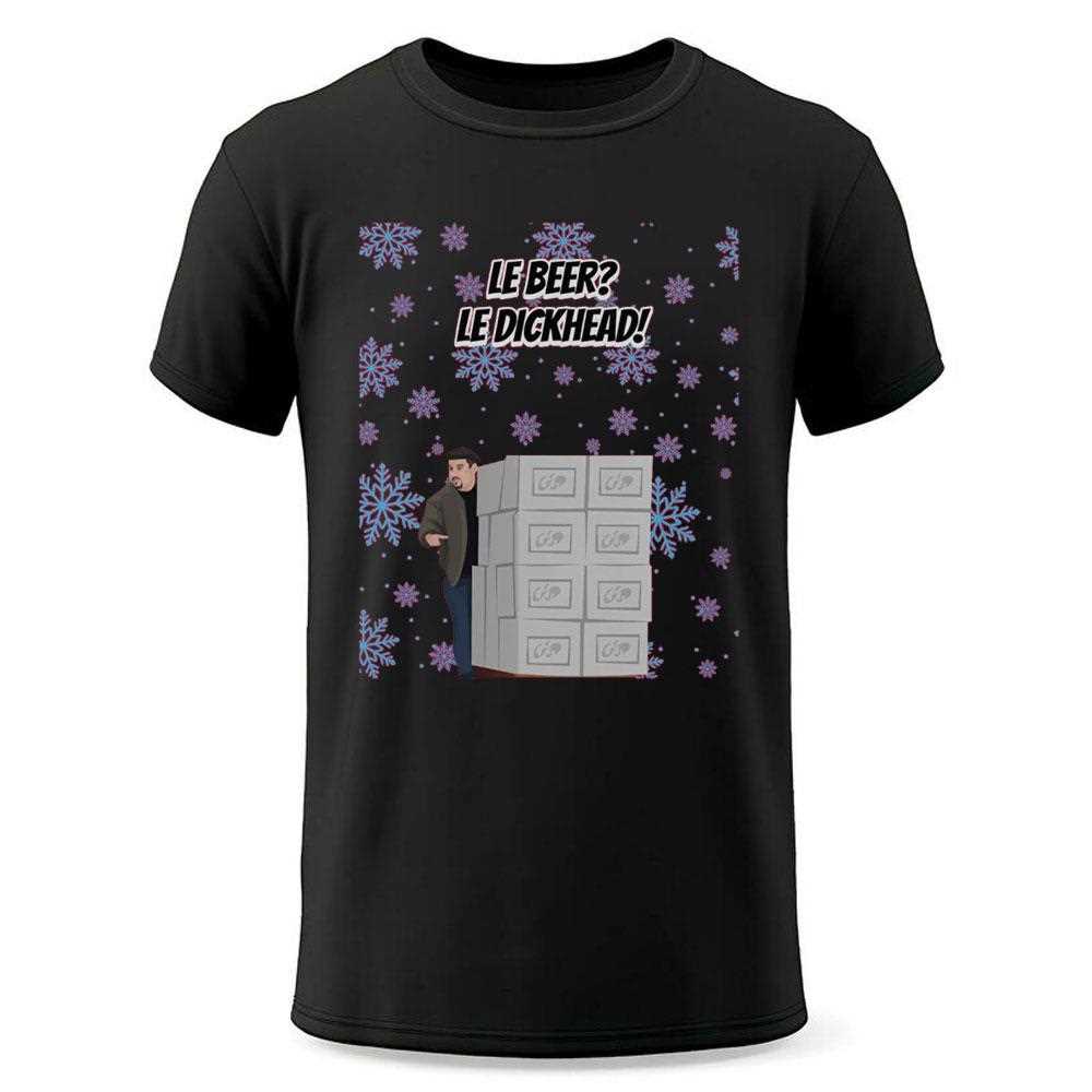Le Beer Le Dickhead The French Guy Christmas Shirt Le Beer Le Dickhead The French Guy Christmas Shirt