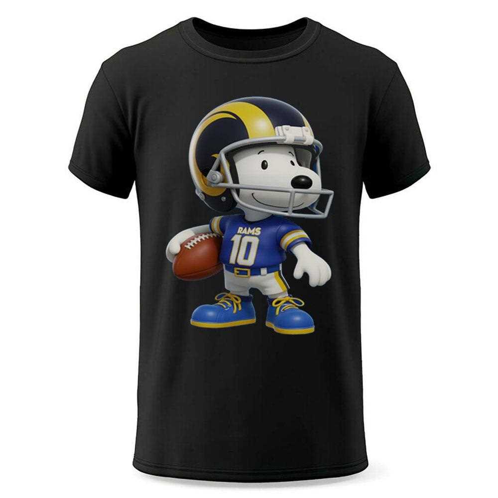 Los Angeles Rams Snoopy Football Sweatshirt Los Angeles Rams Snoopy Football Sweatshirt